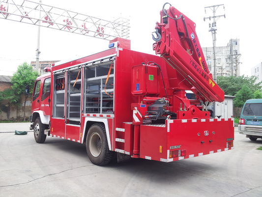 ISUZU 177kw Fire Department Truck Multipurpose For Emergency Rescue