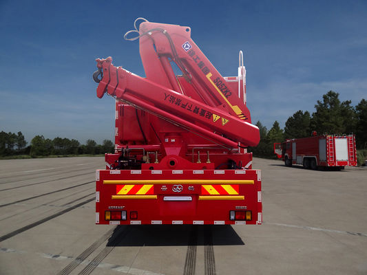 ISUZU 240HP Emergency Rescue Fire Truck 6 Wheeled Large Capacity