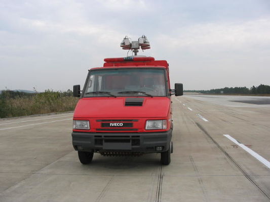 IVECO 95KW消火活動のための小型トラックの普通消防車4x2赤い色