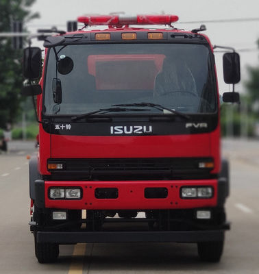 177kw ISUZU Fire Engine , 10000L Water Rescue Fire Truck 6 Wheeled
