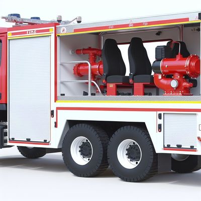 ISUZU Foam Fire Truck with 90L/s Pump and 2+4 Crew Seats